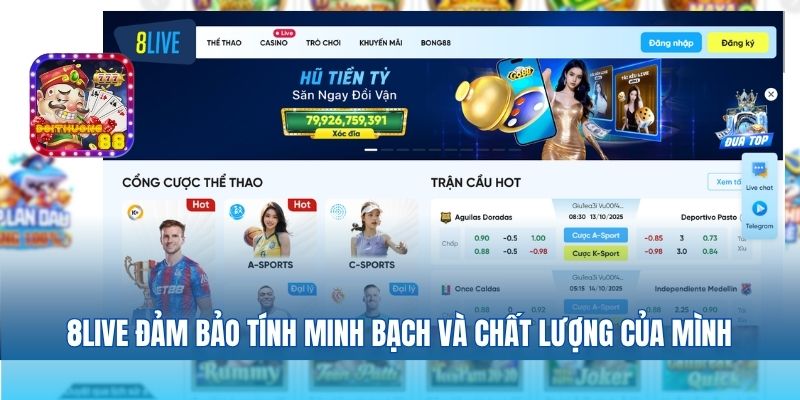 8Live – Cổng Game Minh Bạch Đáng Chơi Nhất 2025