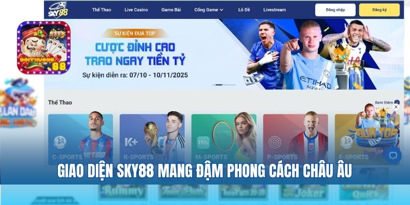Khám Phá Sky88 – Cổng Game Uy Tín, Xanh Chín Nhất 2025